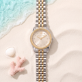 Montre Michael Kors Little Lexington Bicolore 26 mm, bracelet or et acier – TIJD&CO