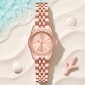 Montre Michael Kors Petite Lexington Rosegold 26 mm, or rosé, index cristaux – TIJD&CO